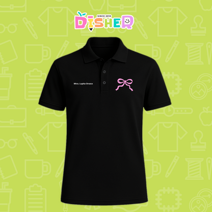 PBD-C-0048: Polo Bordada Dry Fit Caballero I  Moño girly