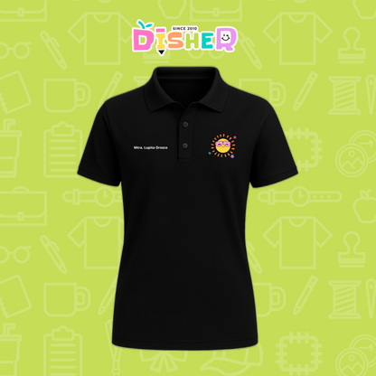 PBD-D-051: Polo Bordada Dry Fit Dama I Solecito