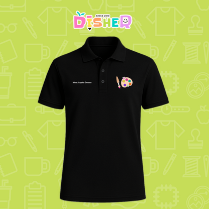 PBD-C-0058: Polo Bordada Dry Fit Caballero I  Acuarelas