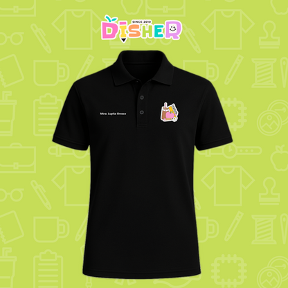 PBD-C-0036: Polo Bordada Dry Fit Caballero I Teacher coffe