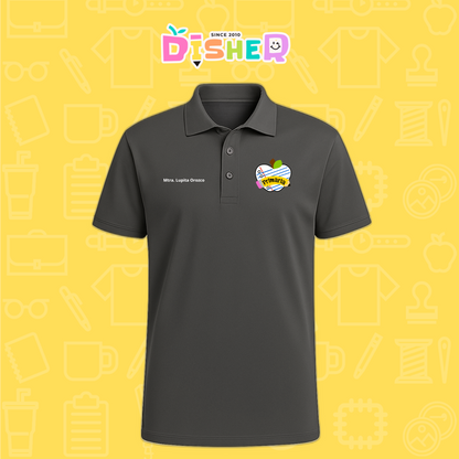 PBD-C-0093: Polo Bordada Dry Fit Caballero I Corazón papel primaria