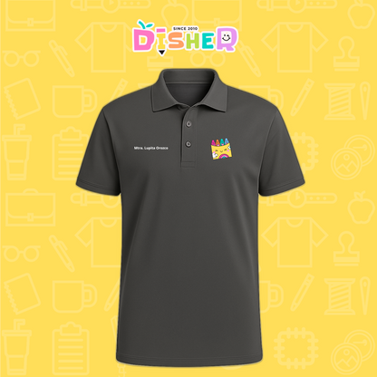 PBD-C-0054: Polo Bordada Dry Fit Caballero I Cajita sonriente