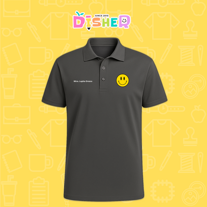 PBD-C-0083: Polo Bordada Dry Fit Caballero I Smily
