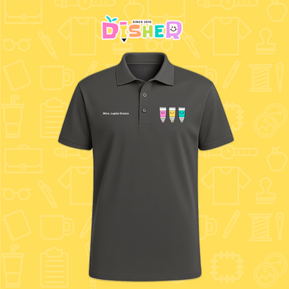 PBD-C-0056: Polo Bordada Dry Fit Caballero I Pinturas acrílicas