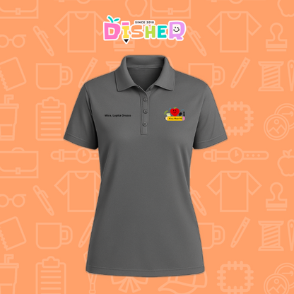 PBD-D-001 : Polo Bordada Dry Fit Dama I Manzana Lápiz