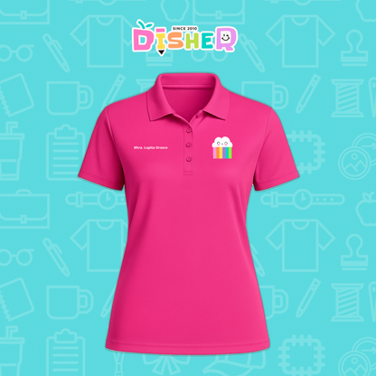 PBD-D-053: Polo Bordada Dry Fit Dama I Nubecita
