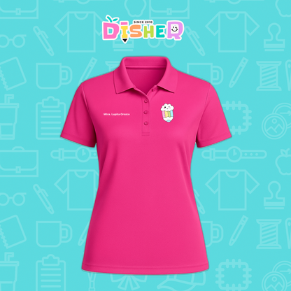 PBD-D-057: Polo Bordada Dry Fit Dama I Lápiz nube