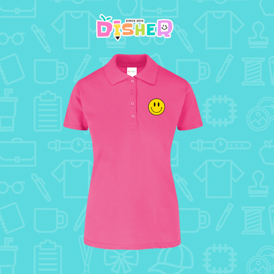 PBY-D-0083: Polo Bordada 50/50 Dama I Smily