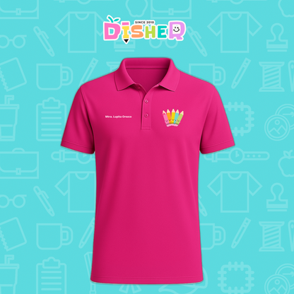 PBD-C-0042: Polo Bordada Dry Fit Caballero I  Amigas crayolas