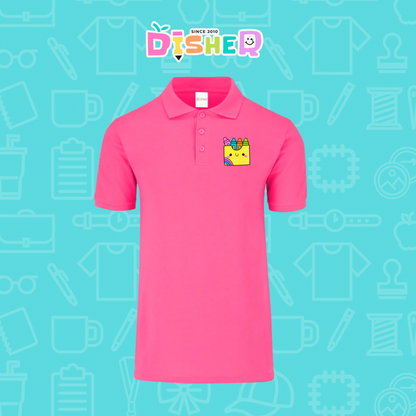 PBY-C-0016: Polo Bordada 50/50 Caballero I Cajita crayola