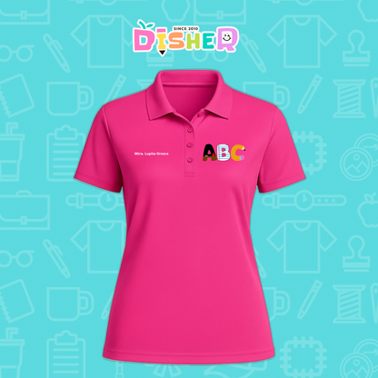 PBD-D-099: Polo Bordada Dry Fit Dama I Abc