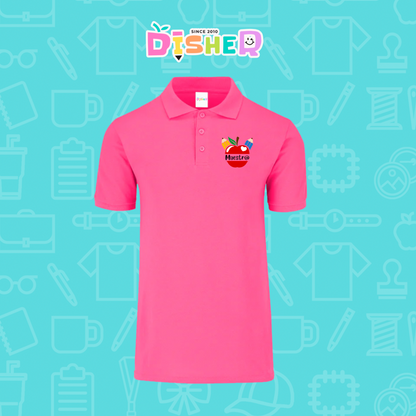 PBY-C-0091: Polo Bordada 50/50 Caballero I Manzana lápices