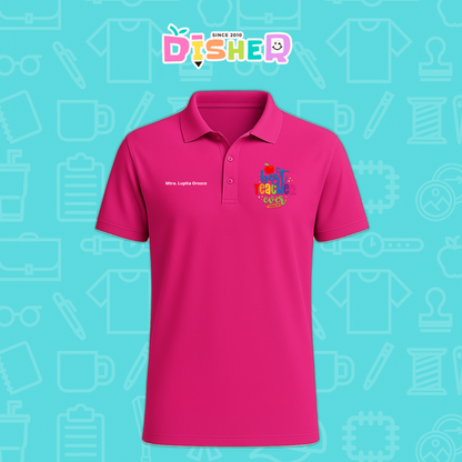 PBD-C-0076: Polo Bordada Dry Fit Caballero I  Best teacher ever