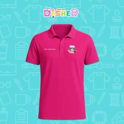 PBD-C-0037: Polo Bordada Dry Fit Caballero I Teacher Starbucks