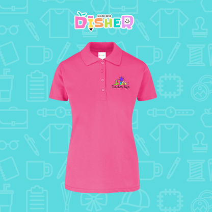PBY-D-0039: Polo Bordada 50/50 Dama I Teacherlife