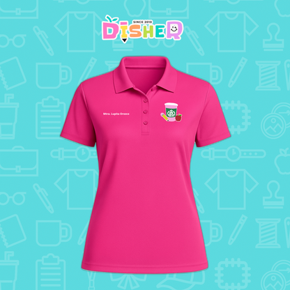 PBD-D-037: Polo Bordada Dry Fit Dama I Teacher Starbucks
