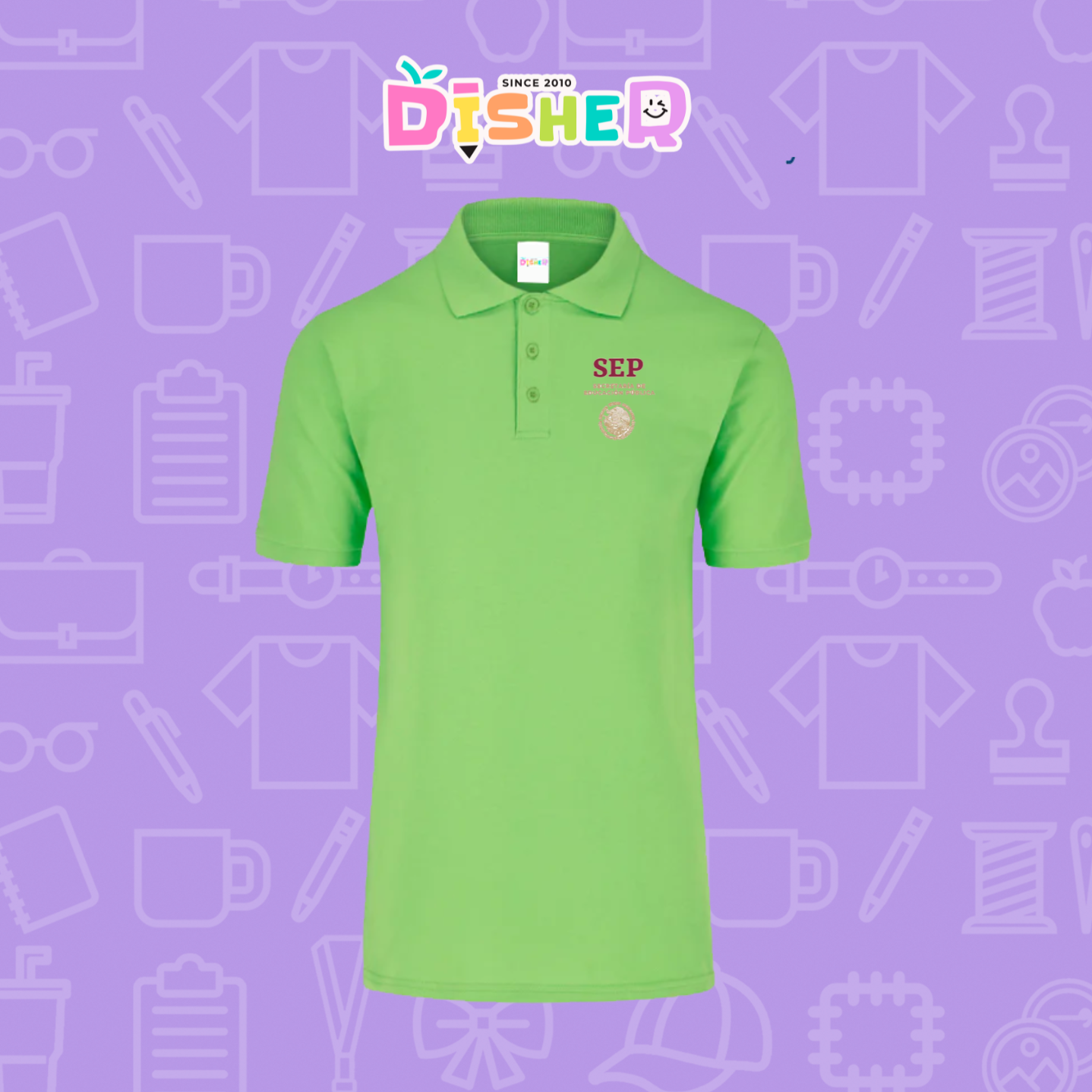 PBY-C-0095: Polo Bordada 50/50 Caballero I Sep