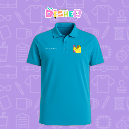 PBD-C-0016: Polo Bordada Dry Fit Caballero I Cajita crayola