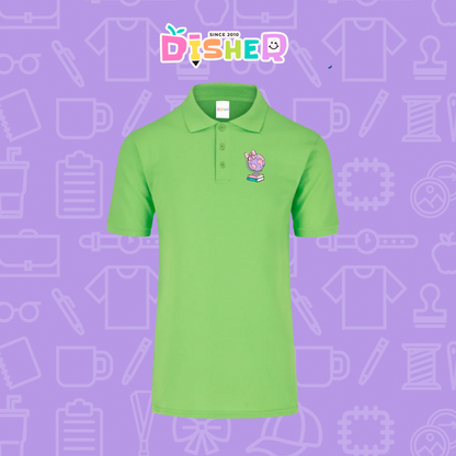 PBY-C-0047: Polo Bordada 50/50 Caballero I Mundo rosita