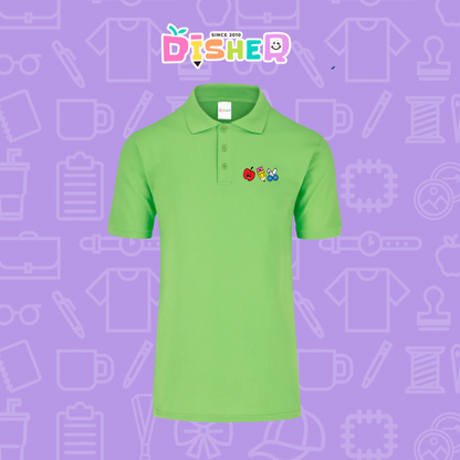 PBY-C-0065: Polo Bordada 50/50 Caballero I Soy Maestro útiles