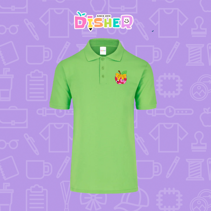 PBY-C-0012: Polo Bordada 50/50 Caballero I Manzana moño