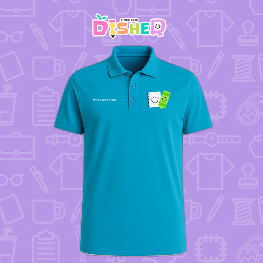 PBD-C-0033: Polo Bordada Dry Fit Caballero I Paper pencil