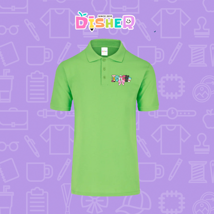 PBY-C-0006: Polo Bordada 50/50 Caballero I Teach pink