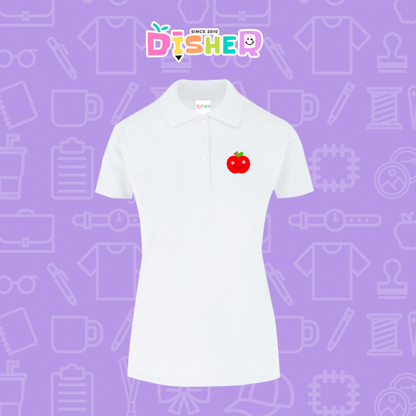 PBY-D-0030: Polo Bordada 50/50 Dama I  Smile apple