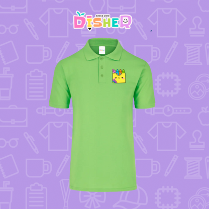 PBY-C-0016: Polo Bordada 50/50 Caballero I Cajita crayola