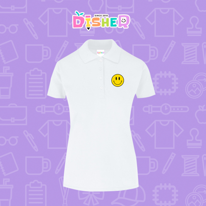 PBY-D-0083: Polo Bordada 50/50 Dama I Smily