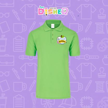 PBY-C-0094: Polo Bordada 50/50 Caballero I Corazón papel secundaria