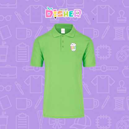 PBY-C-0057: Polo Bordada 50/50 Caballero I Lápiz nube