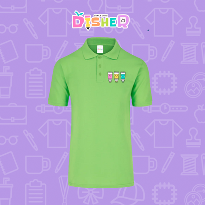 PBY-C-0056: Polo Bordada 50/50 Caballero I Pinturas acrílicas