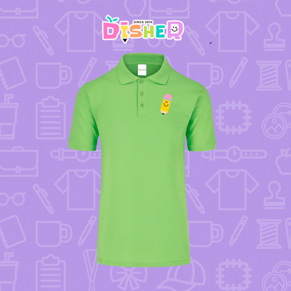 PBY-C-0031: Polo Bordada 50/50 Caballero I Smile Pencil