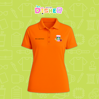 PBD-D-037: Polo Bordada Dry Fit Dama I Teacher Starbucks