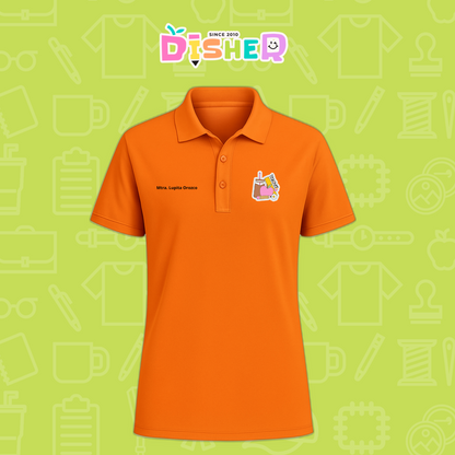 PBD-C-0036: Polo Bordada Dry Fit Caballero I Teacher coffe