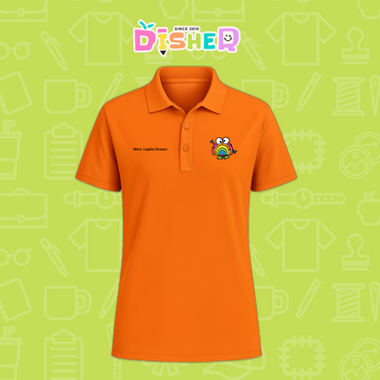 PBD-C-0029: Polo Bordada Dry Fit Caballero I Arcoíris manitas