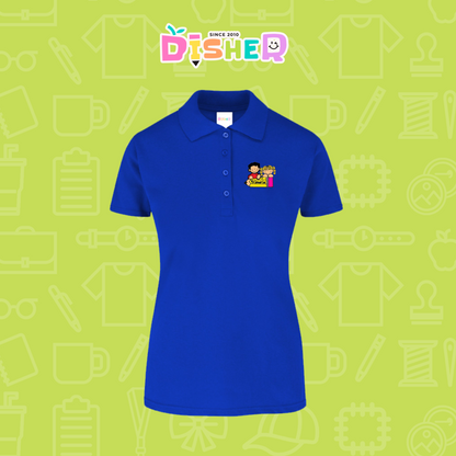 PBY-D-0080: Polo Bordada 50/50 Dama I Niños primaria