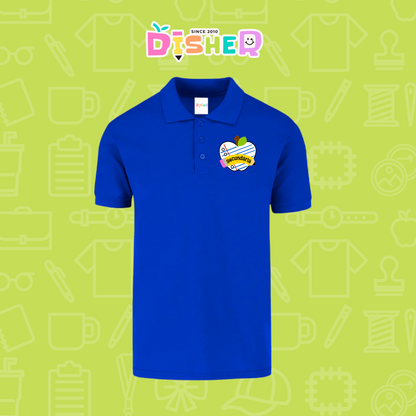 PBY-C-0094: Polo Bordada 50/50 Caballero I Corazón papel secundaria