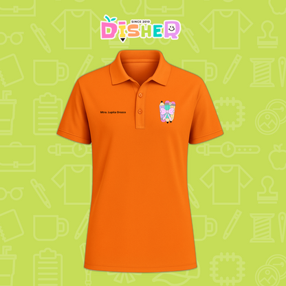 PBD-C-007: Polo Bordada Dry Fit Caballero I Lápices moñito