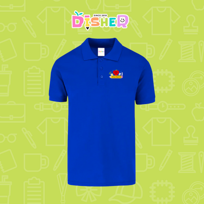 PBY-C-0001: Polo Bordada 50/50 Caballero I Manzana lápiz