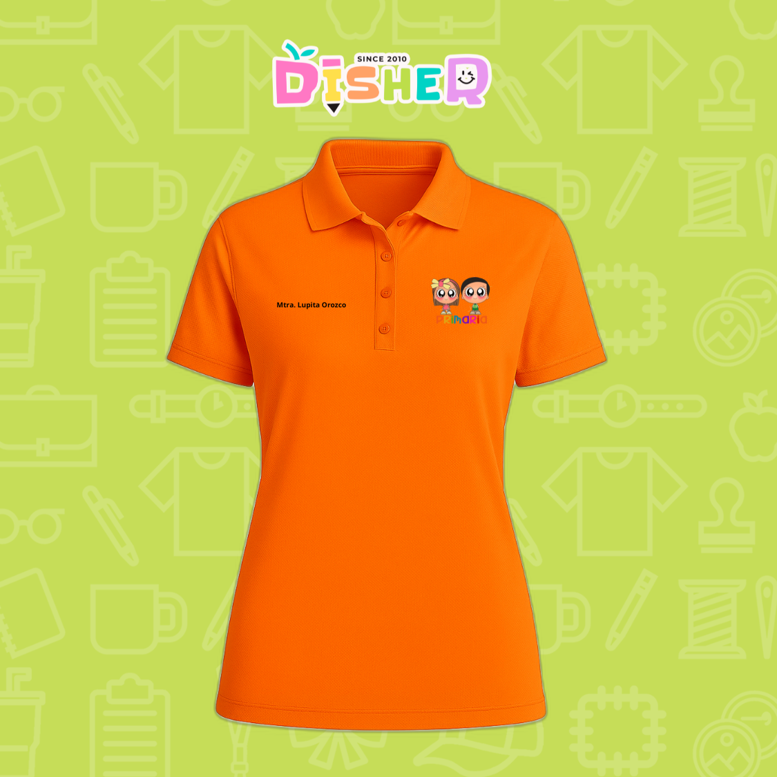 PBD-D-002 : Polo Bordada Dry Fit Dama I Starcitos Preescolar