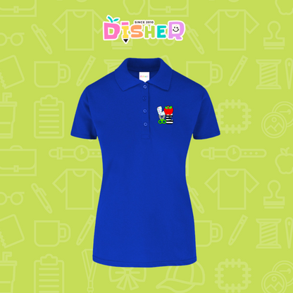 PBY-D-0069: Polo Bordada 50/50 Dama I Love