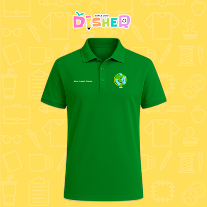 PBD-C-0034: Polo Bordada Dry Fit Caballero I Smile World