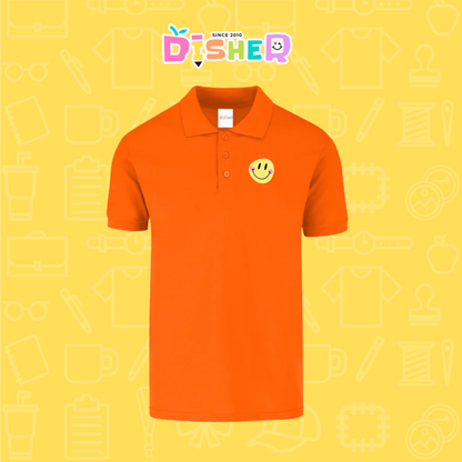 PBY-C-0021: Polo Bordada 50/50 Caballero I Happy face