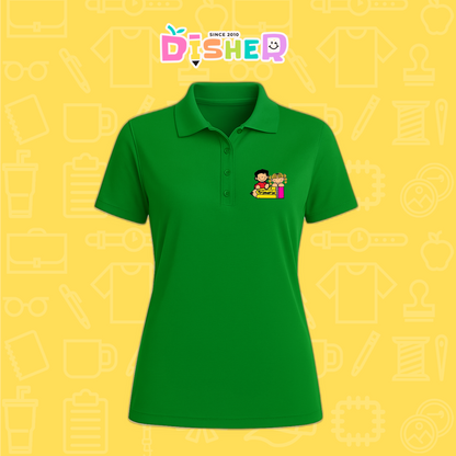 PBD-D-081: Polo Bordada Dry Fit Dama I Niños preescolar