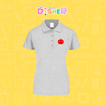 PBY-D-0030: Polo Bordada 50/50 Dama I  Smile apple