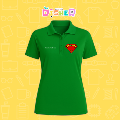 PBD-D-089: Polo Bordada Dry Fit Dama I Super Maestro
