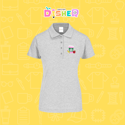 PBY-D-0037: Polo Bordada 50/50 Dama I Teacher starbucks