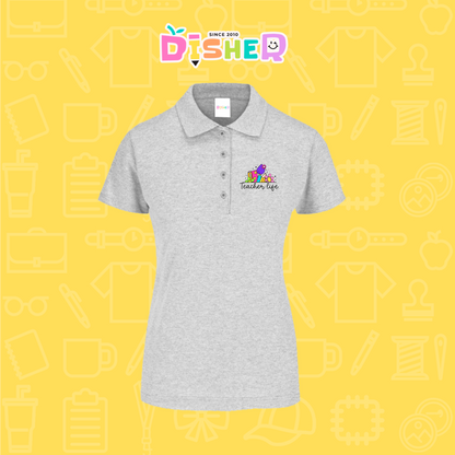 PBY-D-0039: Polo Bordada 50/50 Dama I Teacherlife